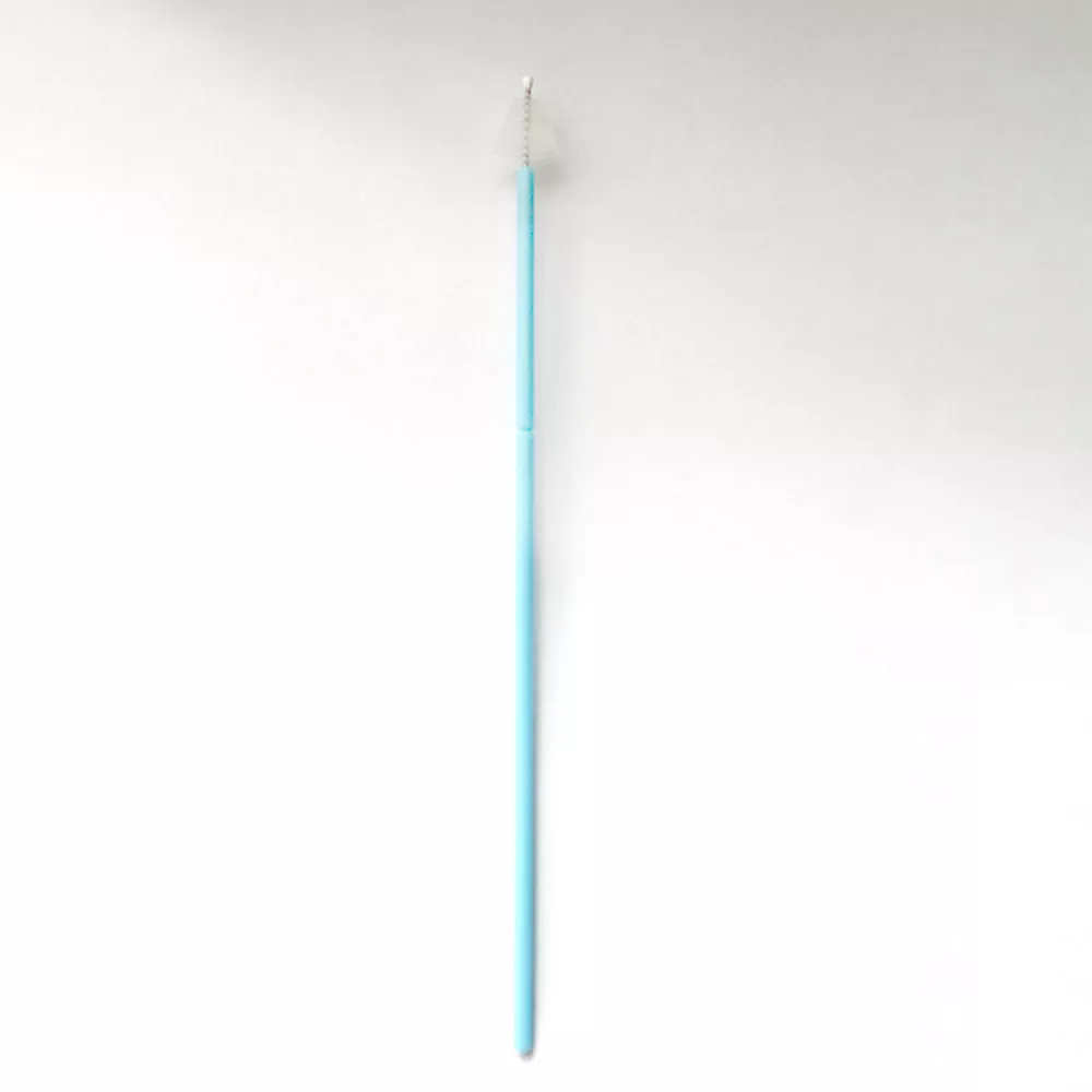 Cervicale borstel met gesegmenteerd handvat